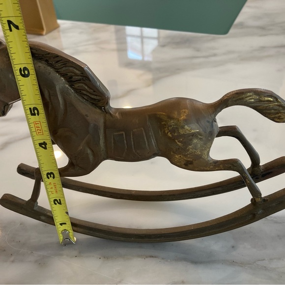 Rocking Horse Brass Tone Vintage - Picture 5 of 6